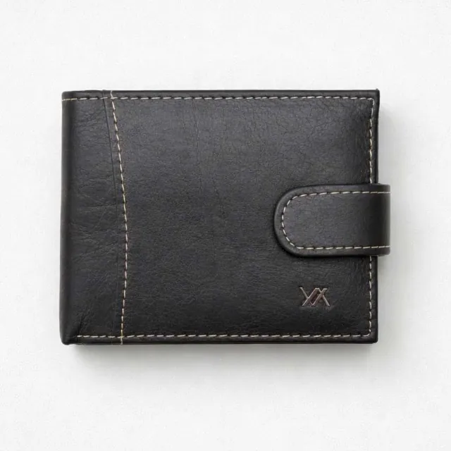 Wallet for man Leather Verde 09-131 black