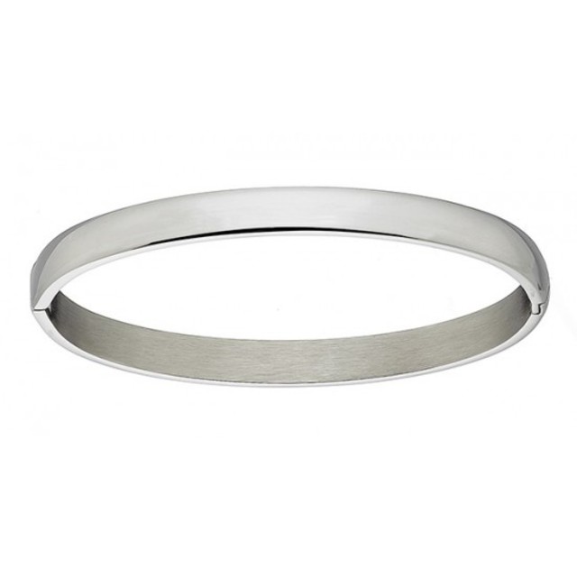 Women's steel bracelet 316L silver