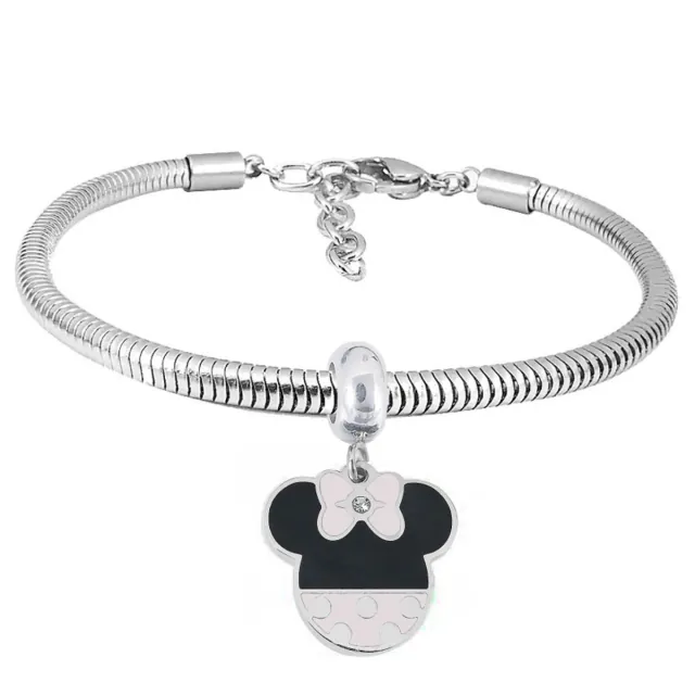 Bracelet steel bracelet 316L silver