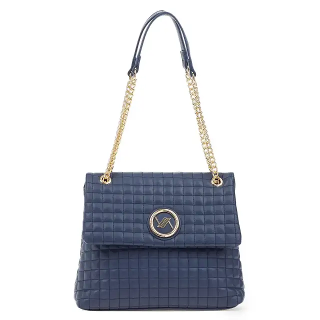 Verde Women's Shoulder Bag 16-6898 Blue