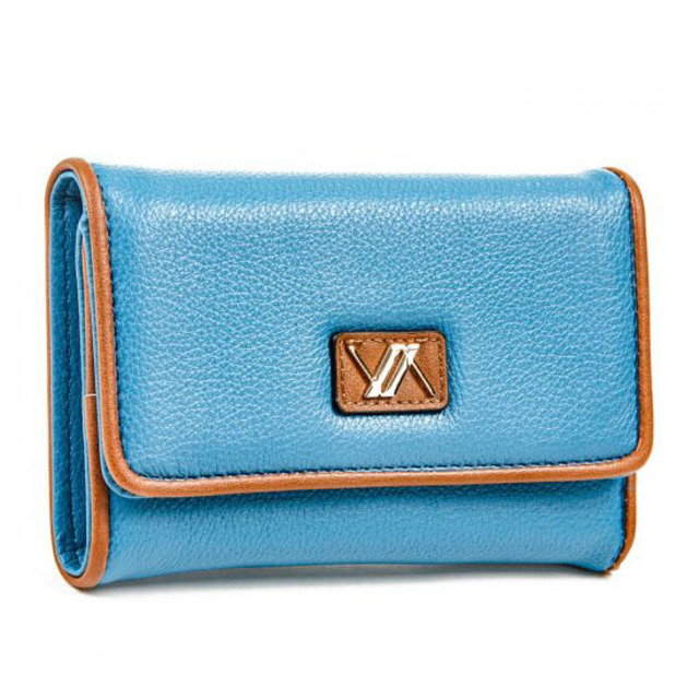 Wallet for women Verde 18-1100 blue
