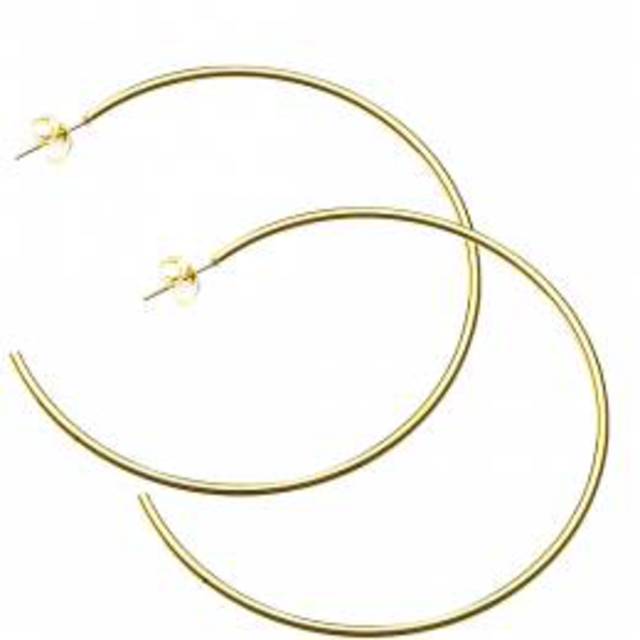 Women's earrings steel 316L rings gold