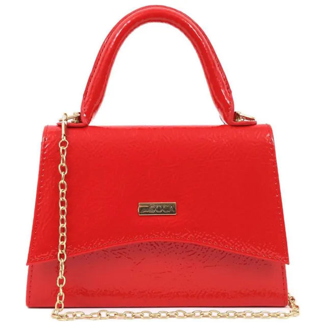 Women's envelope bag Doca 19613 red