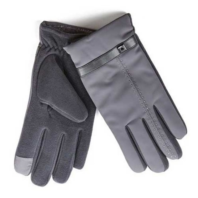 Gloves for men Verde 20-22 gray