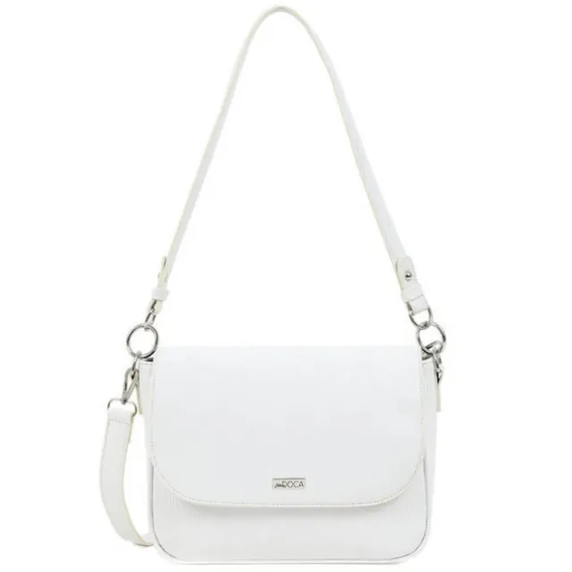 Cross body bag Doca 20316 white