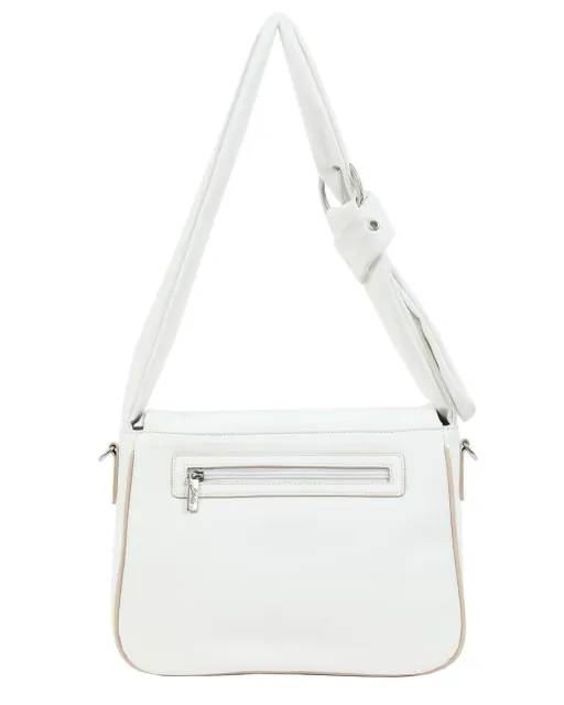 Cross body bag Doca 20579 white