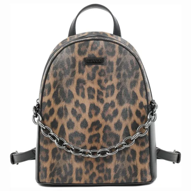 Backpack Doca 20729 animal print brown