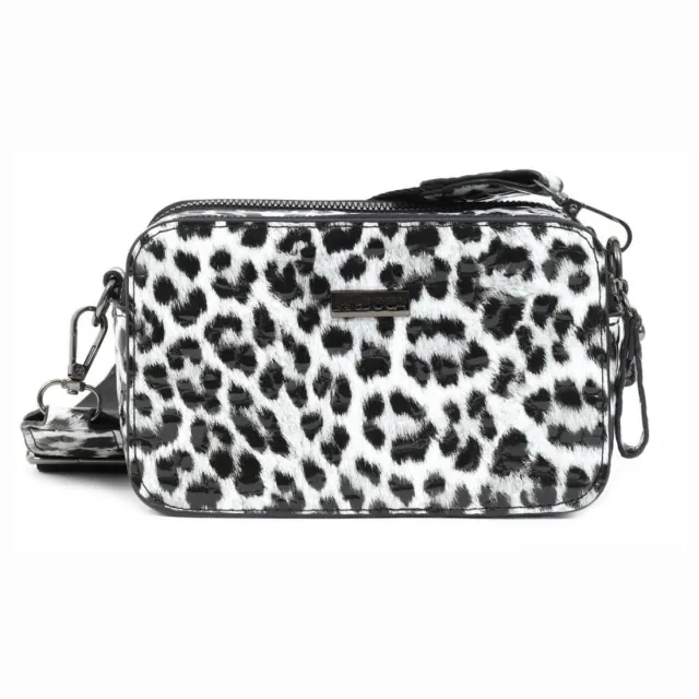 Cross body bag Doca 20842 animal print black