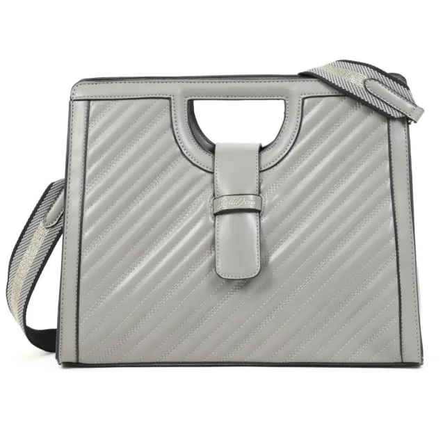 Handbag Doca 20883 gray