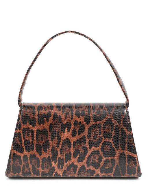 Γυναικείο βραδινό τσαντάκι Doca 20987 animal print καφέ 