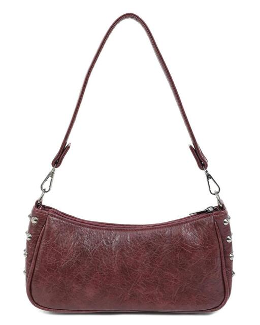 Shoulder bag Doca 21001 bordeaux