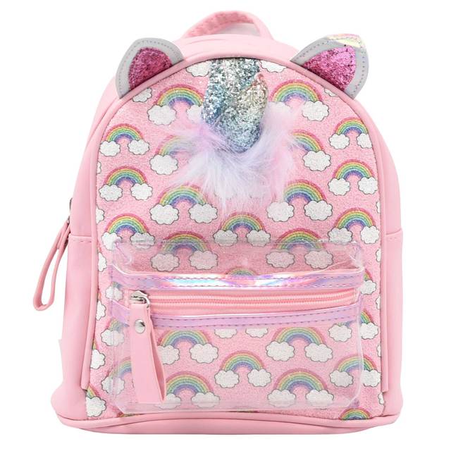 Children's SET Backpack & Wallet bode 2589 pink