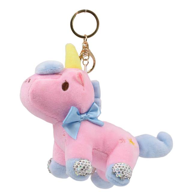 Plush toy unicorn pink