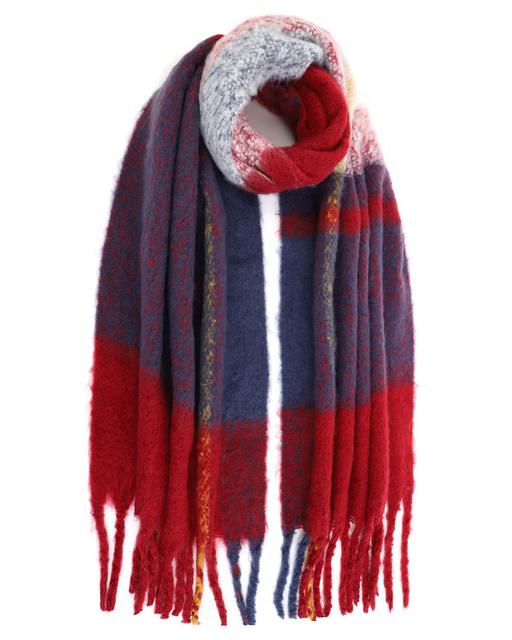 Women's scarf red Doca 28658