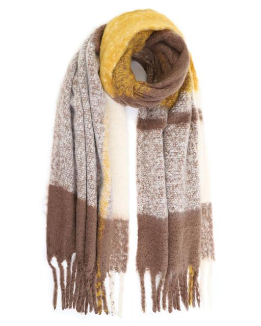  Women's scarf  brown-beige 28659