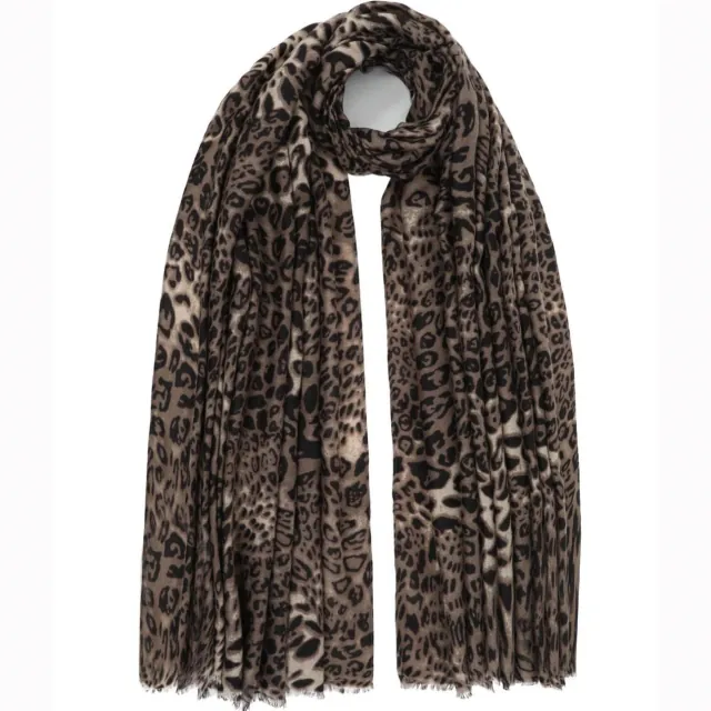 Foulard Doca 29216 animal print brown