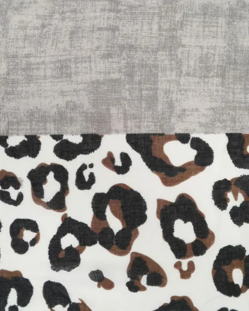 Foulard Doca 29224 animal print gray