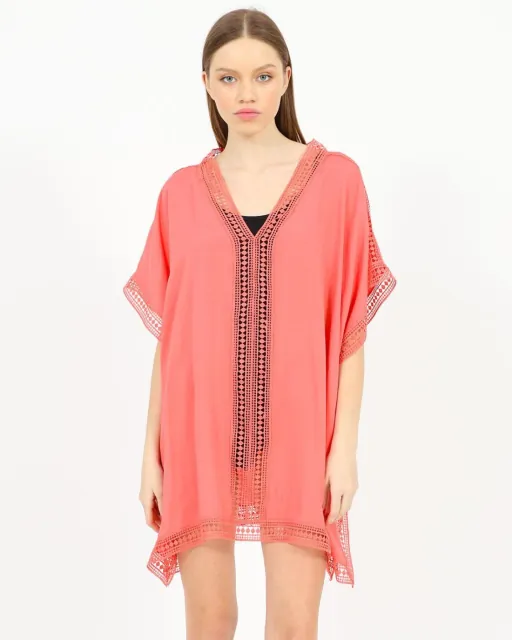 Caftan Doca 39679 coral