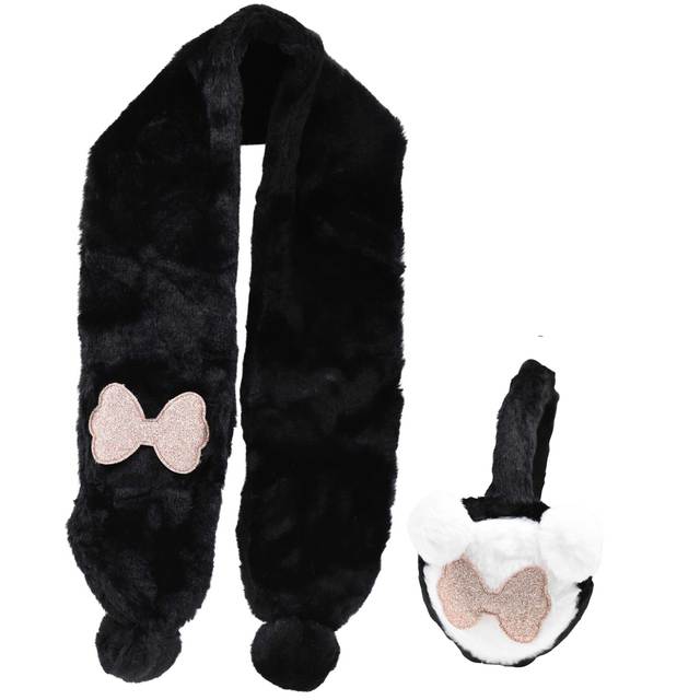 Children's Earmuffs-Scarf  bode 4413 black