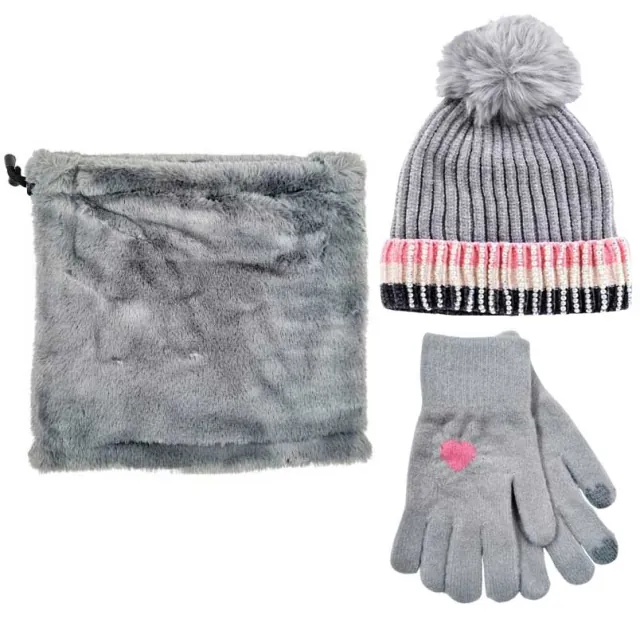 Children's Set Neck & Hat & Gloves bode 4452 gray