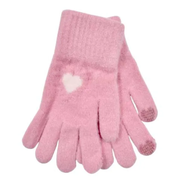 Children's Set Scarf & Hat & Gloves bode 4454 pink/white