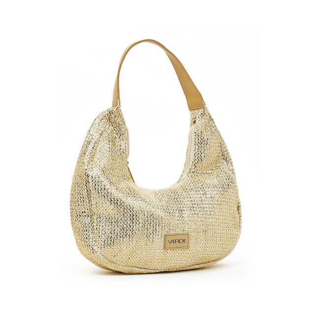 Verde Women's Shoulder Bag 48-0247 Gold