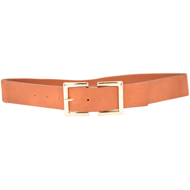 Women's belt elastic brown bode 53959