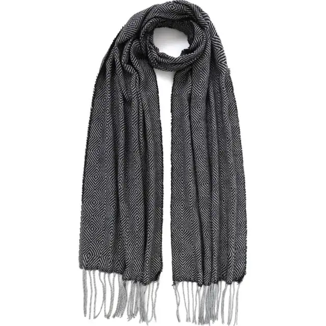 Men's scarves Doca 58364 gray