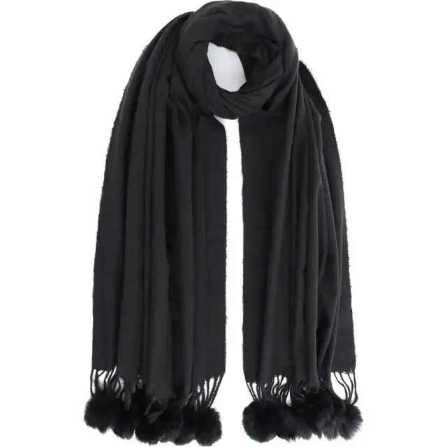  Women's scarf Doca 58413 black 