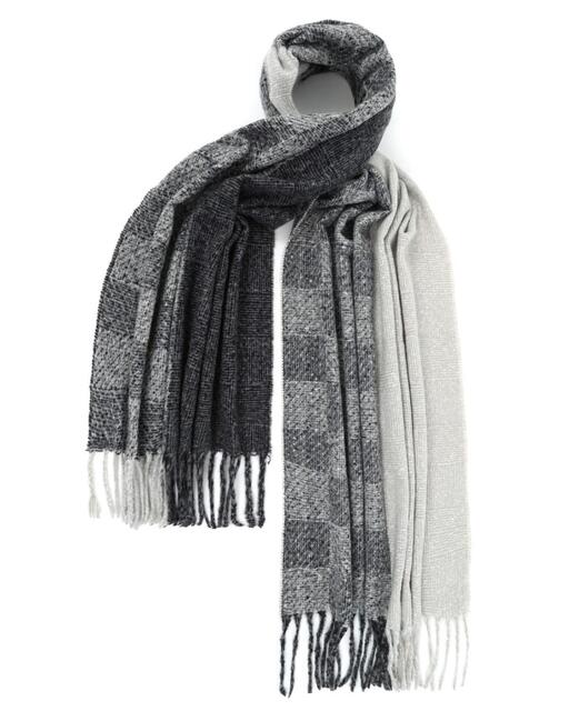  Women's scarf Doca 58607 gray