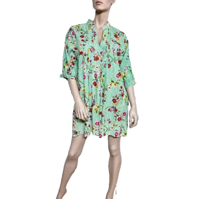 Women's Beach Kaftan platinum green