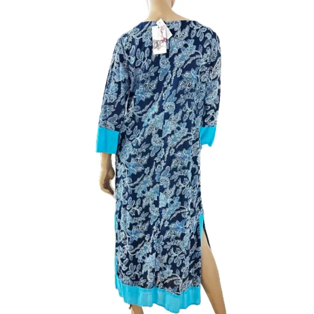 BODE caftan in blue Platinum 0166