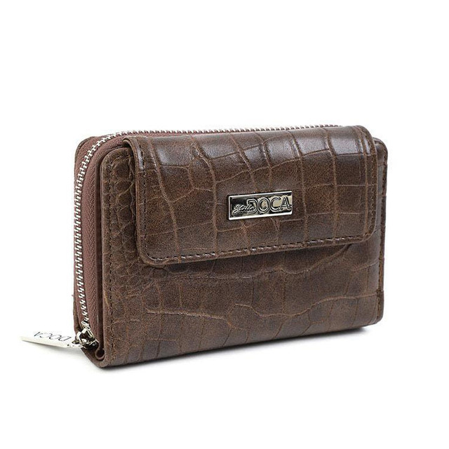 Wallet for women Doca 65821 brown