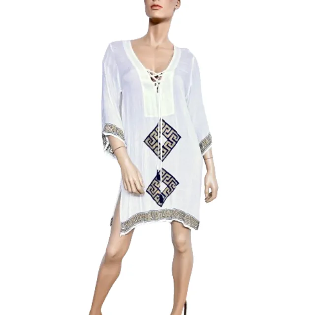 Women's Beach Kaftan bode white