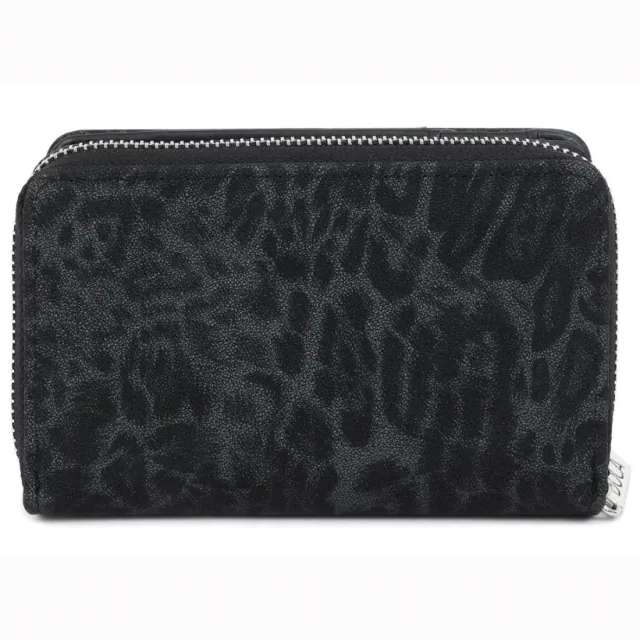 Wallet for women 67147 animal print Black 