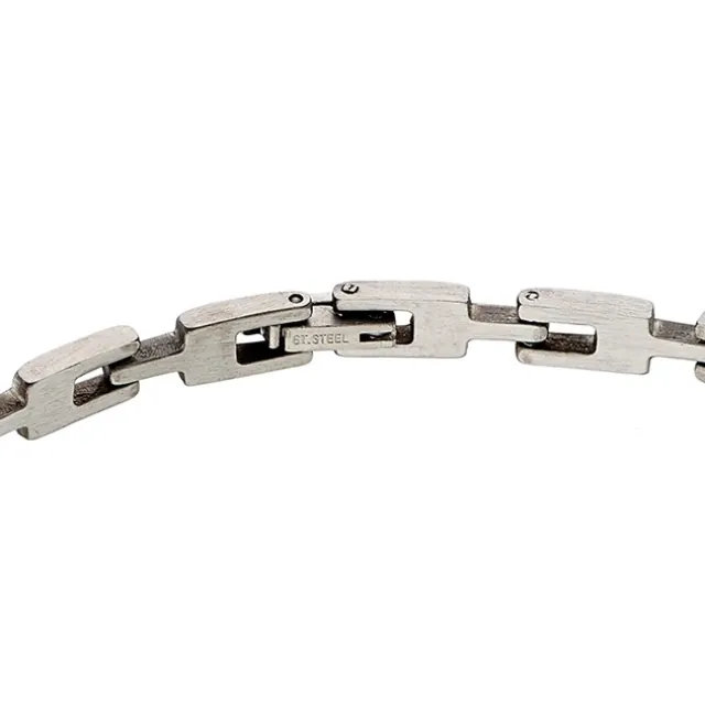 Men's Bracelet made of steel 316L silver N-00326