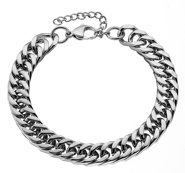 Steel foot chain 316L thick chain thick in silver colour