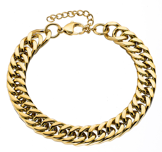 Steel foot chain 316L thick chain thick gold