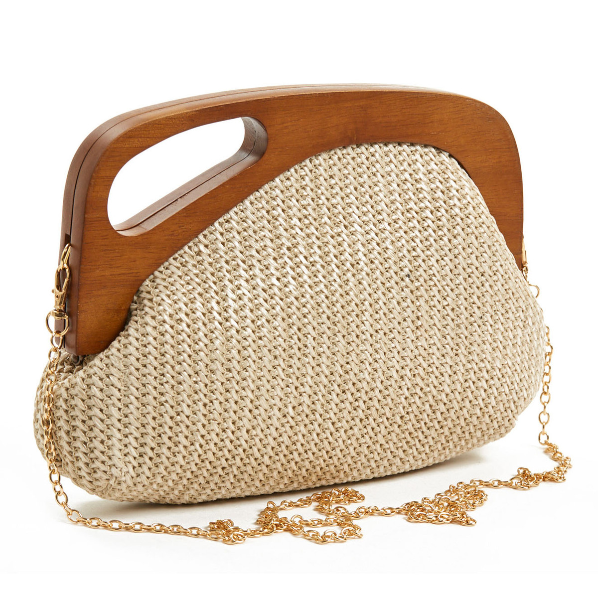 taupe evening bag