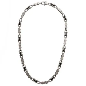 Men's 316L steel chain in silver color Visetti Κ0005