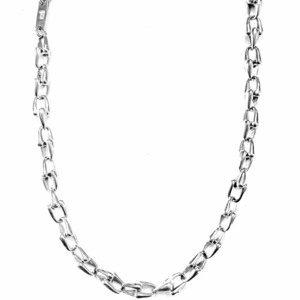 Men's 316L steel chain in silver color Visetti KD005