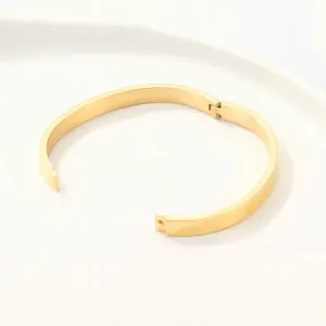 Women's steel bracelet 316L gold