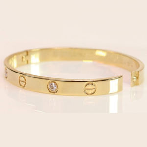 Women's steel bracelet 316L gold