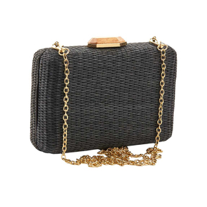 Evening purse clutch Verde  01-1328 black