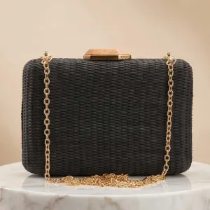 Evening purse clutch Verde  01-1328 black