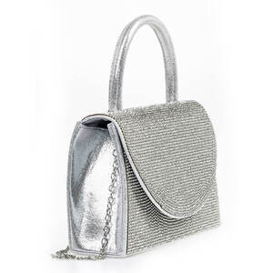 Evening purse  Verde 01-1664 silver