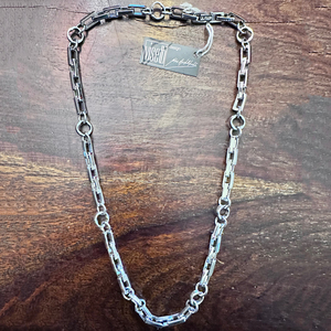 Men's 316L steel chain in silver color Visetti KD014