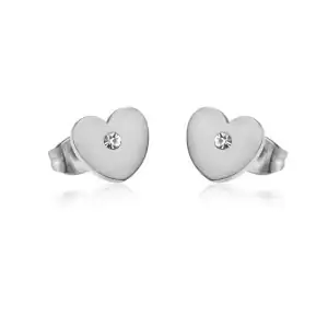 Earrings hypoallergenic steel 316L silver