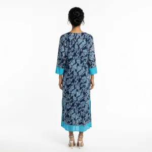 BODE caftan in blue Platinum 0166