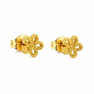 Earrings hypoallergenic steel 316L gold